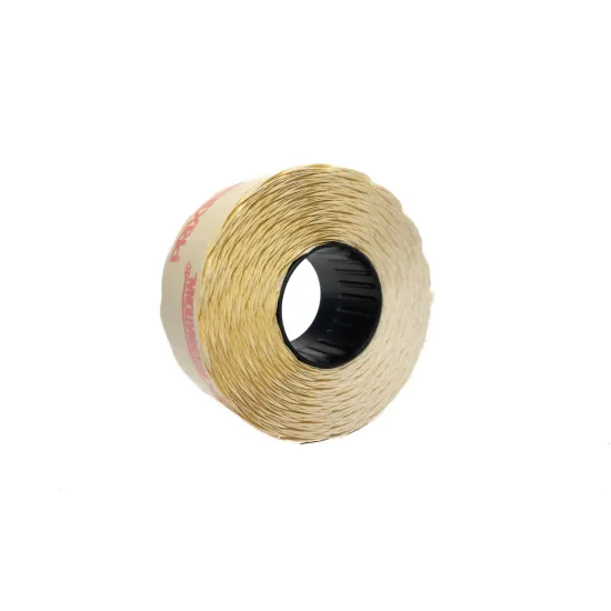 Etichete autoadezive cu adeziv permanent, dimensiune 26×12mm, colturi rotunjite, 1500 etic/rola, albe