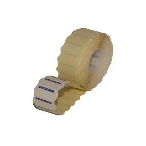Etichete autoadezive cu adeziv permanent, dimensiune 26×12mm, colturi rotunjite, pre-tiparite "Expira la", 1500 etic/rola, albe
