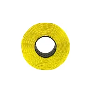 Etichete autoadezive cu adeziv permanent, dimensiune 26×16mm, colturi rotunjite, 1000 etic/rola, galben fluorescent