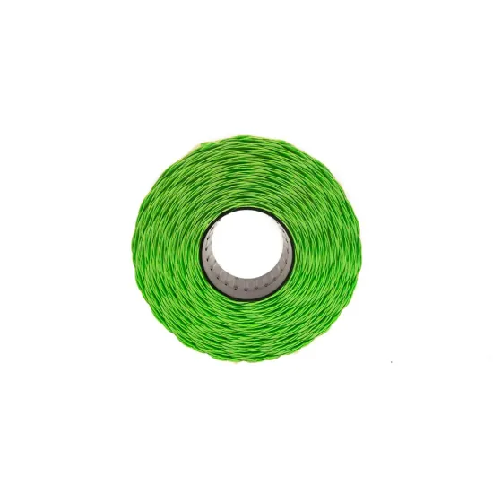 Etichete autoadezive cu adeziv permanent, dimensiune 26×16mm, colturi rotunjite, 1000 etic/rola, verde fluorescent