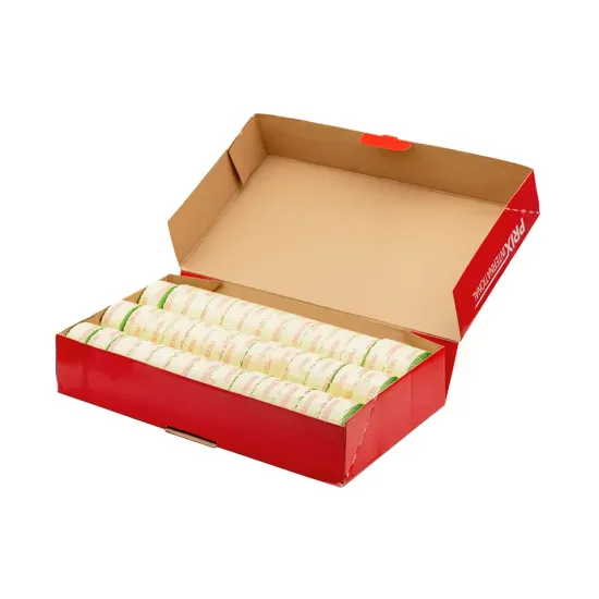 Etichete autoadezive cu adeziv permanent, dimensiune 26×16mm, colturi rotunjite, 1000 etic/rola, verde fluorescent