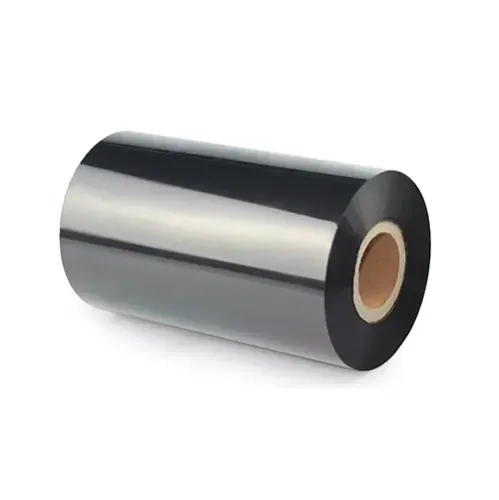 Ribon pe baza de ceara pentru imprimante termice, negru, OUT, 90mm x 300m