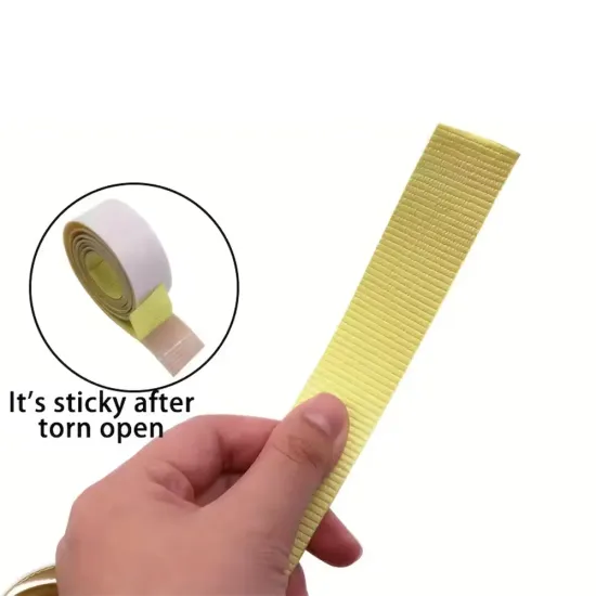 Banda din teflon adezivata pentru piciorus presor, pentru masini de cusut industriale si casnice, grosime 1mm, latime 2,5cm