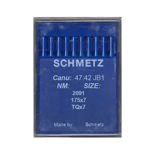 Set 10 ace de cusut pentru masini de cusut industriale de cusut nasturi, Schmetz, varf regular - R