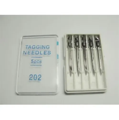 Set 5 Ace pentru pistol profesional de agatat etichete Pro Dee cu fir standard, inox, 36 mm