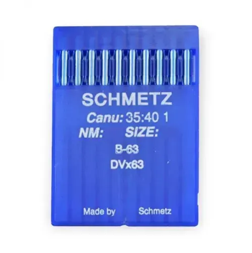 Set 10 ace de cusut cu butuc normal pentru masini de cusut industriale uberdeck, Schmetz, varf regular - R