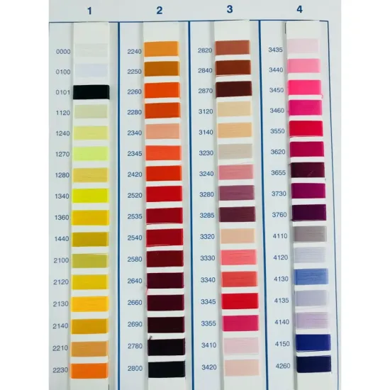 Ata de surfilat 100% polyester texturat Elafi, 10.000 metri, finete 160, diverse culori