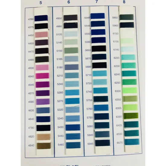 Ata de surfilat 100% polyester texturat Elafi, 10.000 metri, finete 160, diverse culori