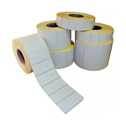 Etichete autoadezive cu adeziv permanent pentru imprimante termice, diverse dimensiuni