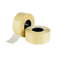 Etichete autoadezive cu adeziv permanent, dimensiune 22×12mm, colturi rotunjite, 1500 etic/rola, albe