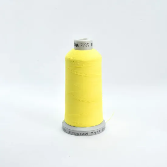 Ata de brodat mata Frosted Madeira 7735, finete 40, con 1000 metri, cutie 10 conuri