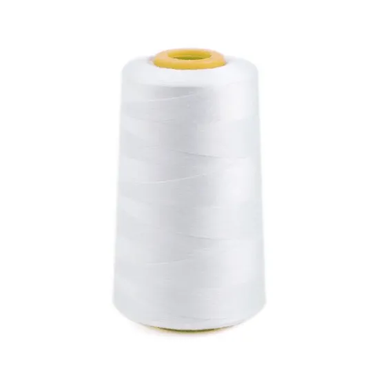 Ata de cusut 100% polyester Korali, 5000 metri, grosime 120, alb