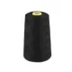 Ata de surfilat 100% polyester texturat Elafi, 10.000 metri, grosime 160, negru