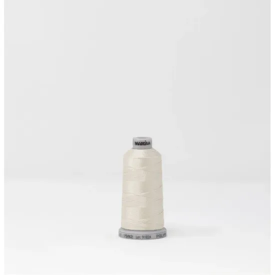 Ata de brodat polyneon White Linen, 100% polyester, finete 40, con 1000 metri, cutie 10 conuri