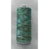 Ata de brodat polyneon Multi Dark Green, 100% polyester, finete 40, con 1000 metri, cutie 10 conuri