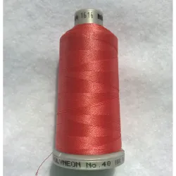 Ata de brodat polyneon Conch Shell, 100% polyester, finete 40, con 1000 metri, cutie 10 conuri, cutie 10 conuri