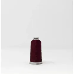 Ata de brodat polyneon Burgundy, 100% polyester, finete 40, con 1000 metri, cutie 10 conuri