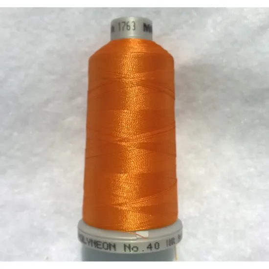 Ata de brodat polyneon Copper, 100% polyester, finete 40, con 1000 metri, cutie 10 conuri