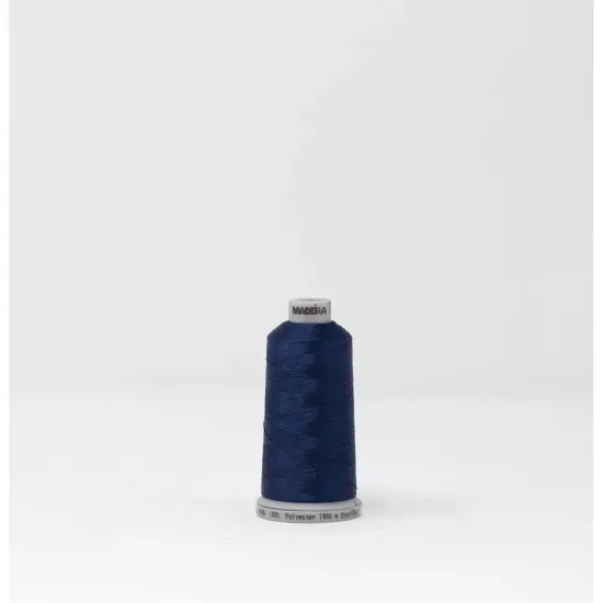 Ata de brodat polyneon Denim, 100% polyester, finete 40, con 1000 metri, cutie 10 conuri