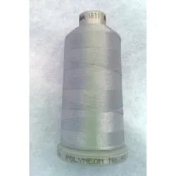 Ata de brodat polyneon Chrome, 100% polyester, finete 40, con 1000 metri, cutie 10 conuri