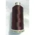 Ata de brodat polyneon Dark Chocolate, 100% polyester, finete 40, con 1000 metri, cutie 10 conuri