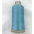Ata de brodat polyneon Porcelain Blue, 100% polyester, finete 40, con 1000 metri, cutie 10 conuri