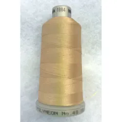 Ata de brodat polyneon Burly Wood, 100% polyester, finete 40, con 1000 metri, cutie 10 conuri