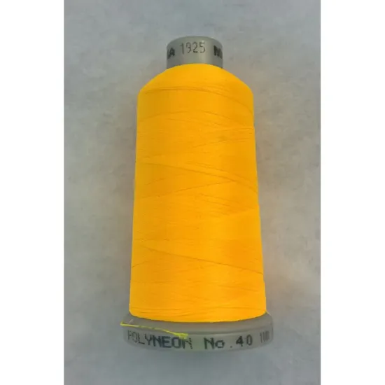 Ata de brodat polyneon Neon Nectar, 100% polyester, finete 40, con 1000 metri, cutie 10 conuri