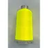 Ata de brodat polyneon Fluor Yellow, 100% polyester, finete 40, con 1000 metri, cutie 10 conuri