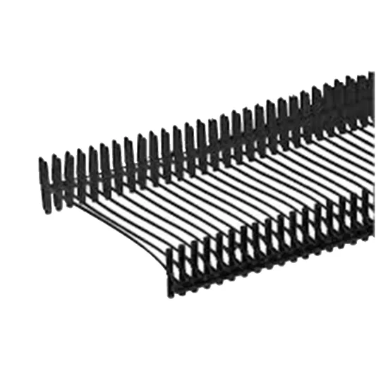 Fire culoare neagra din plastic (pinuri) pentru agatat etichete, standard, 10mm