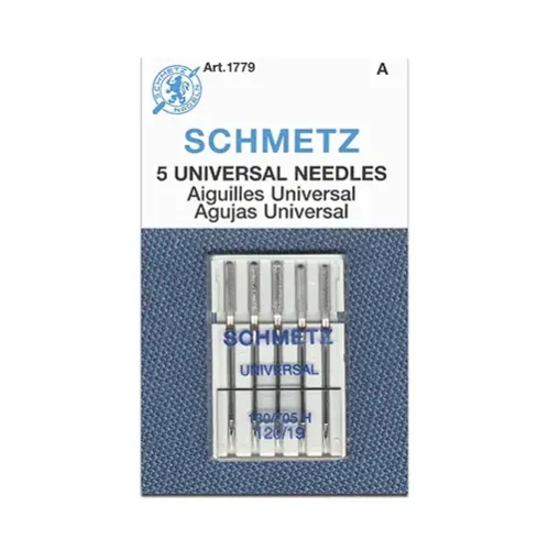 Set 5 ace universale pentru masina de cusut casnica, Schmetz, marimea 120