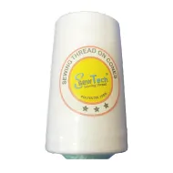 Ata de cusut 100% polyester SewTech, 5000 metri, grosime 40/2(120), alb