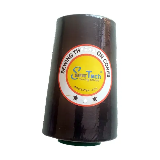 Ata de cusut 100% polyester SewTech, 5000 metri, grosime 40/2(120), negru