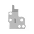 Cutit fix cu vidia pentru masini industriale de cusut Pegasus L52(KS)