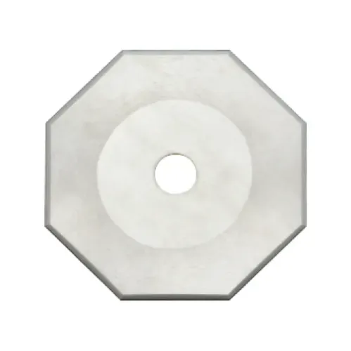 Cutit circular cu 8 laturi din material ceramic pentru masini de taiat Kuris, 68×10×0.5mm