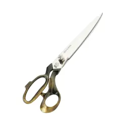 Foarfeca profesionala de croitorie din otel carbon C50 nichelat, manere inegale, Premax, colectia Classica, 28cm (11″)