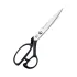 Foarfeca de croitorie din otel carbon C50 nichelat, manere inegale, cu surub de strangere brevetat Premax, colectia Classica, 25cm (10″)