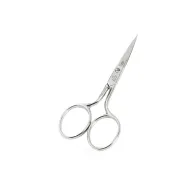 Foarfeca de broderie cu varf curbat din otel carbon fin placat cu nichel, manere egale, Premax, colectia Omnia, lungime 10cm (4")