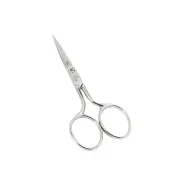 Foarfeca de broderie cu varf curbat din otel carbon fin placat cu nichel, manere egale, Premax, colectia Omnia, lungime 10cm (4")