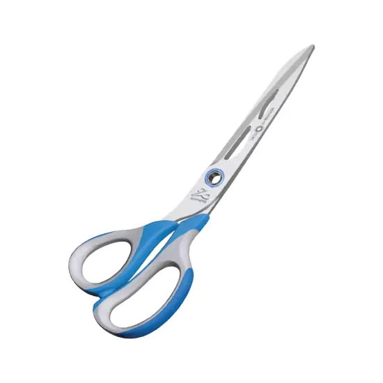 Foarfeca de croitorie din otel inoxidabil, cu sistem de auto strangere cu inel, manere inegale, Premax, 22 cm (8-3/4″)