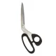 Foarfeca de croitorie din otel carbon C50 nichelat, manere ergonomice inelare acoperite cu ELASTOMER , KAI JAPAN, lungime 23cm (9")