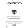 Manual tehnic pentru masina de cusut industriala Bonis A-16