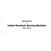 Manual tehnic pentru masina industriala de surfilat Brother 934D