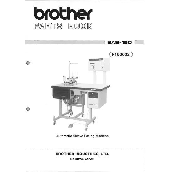 Manual tehnic pentru masina industriala de surfilat Brother BAS-150