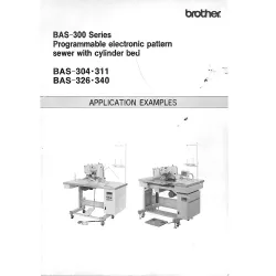 Manual tehnic pentru masina industriala de cusut cu programare electronica Brother BAS-300 Series