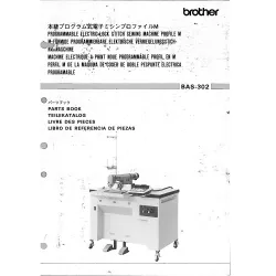 Manual tehnic pentru masina industriala de cusut Brother BAS-302
