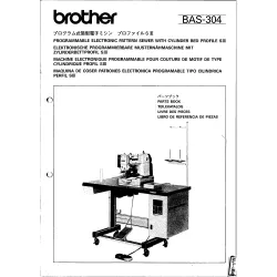 Manual tehnic pentru masina industriala de cusut cu programare electronica Brother BAS-304