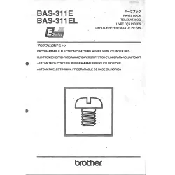 Manual tehnic pentru masina industriala de cusut cu programare electronica Brother BAS-311E