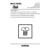 Manual tehnic pentru masina industriala de cusut cu programare electronica Brother BAS-326EL