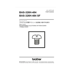 Manual tehnic pentru masina industriala de cusut cu programare electronica Brother BAS-326H-484